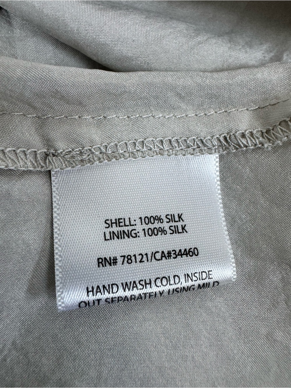 Eileen Fisher Sleeveless Grey Ombré Midi Dress - Picture 9 of 15